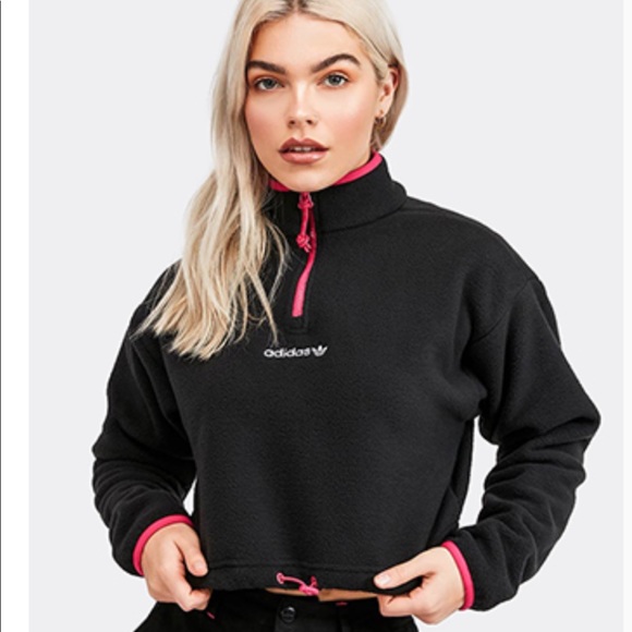 adidas cropped fleece